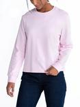 Celtic & Co. Cotton Round Neck Sweatshirt, Pink Ice