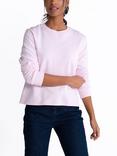 Celtic & Co. Cotton Round Neck Sweatshirt, Pink Ice