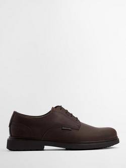 Barbour Carthy Leather Derby Shoes, Brown