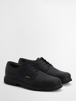 Barbour Carthy Leather Derby Shoes - view 2, Black