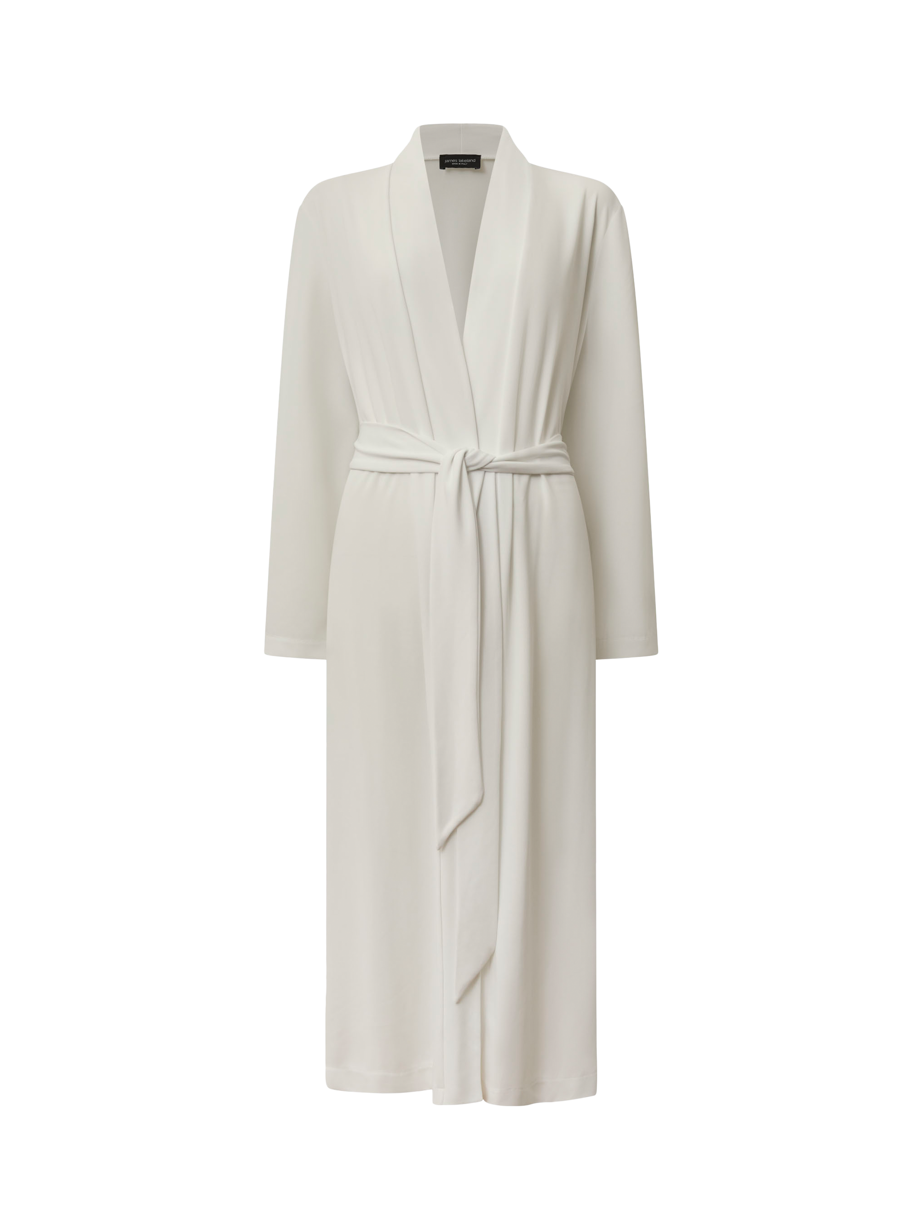Product image 7 of 7, which shows James Lakeland Jersey Longline Cardigan, White, 8