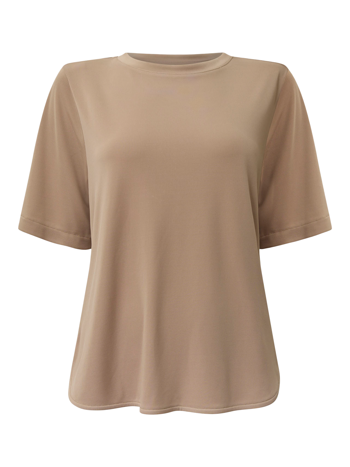 Product image 7 of 7, which shows James Lakeland Jersey T-Shirt, Camel, 8