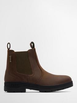 Barbour Turnbull Waterproof Leather Chelsea Boots, Brown