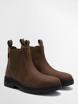Barbour Turnbull Waterproof Leather Chelsea Boots - view 2, Brown