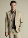 Charles Tyrwhitt Slim Fit Wool Silk Blend Suit Jacket, Stone