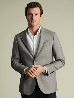 Charles Tyrwhitt Slim Fit Wool Blazer, Silver Grey