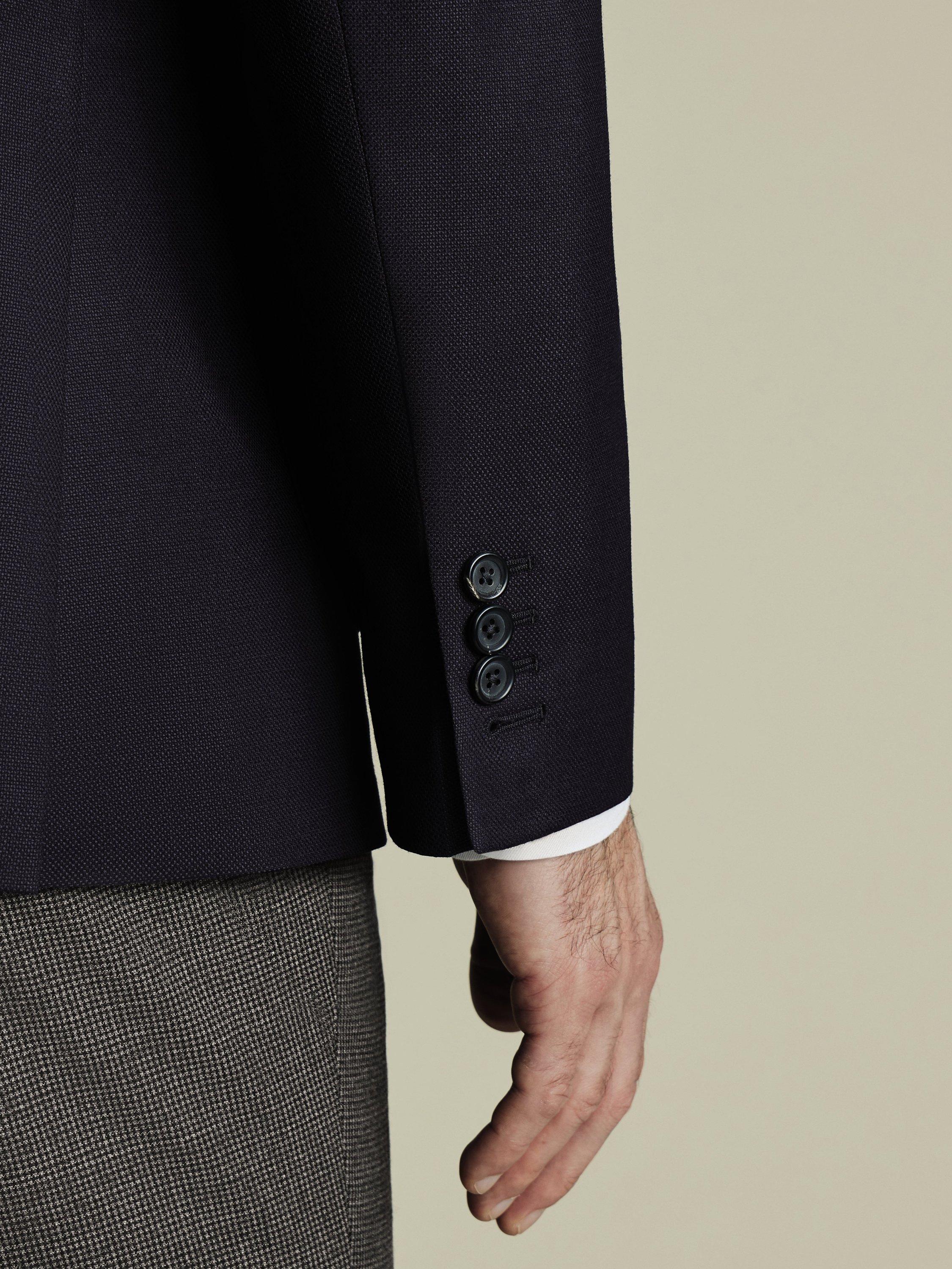 Product image 4 of 5, which shows Charles Tyrwhitt Slim Fit Blazer, Navy, 36R