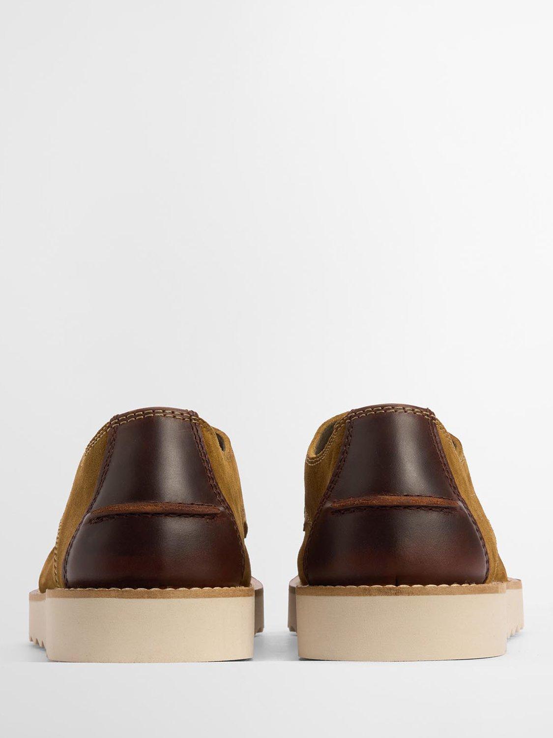 Product image 3 of 8, which shows Barbour Aydon Suede Derby Shoes, Toffee, 7