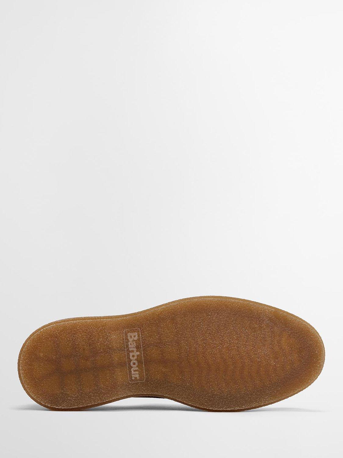 Product image 8 of 8, which shows Barbour Harefield Suede Derby Shoes, Toffee Suede, 7