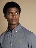 Charles Tyrwhitt Cotton Blend Regular Fit Button-Down Logo Shirt