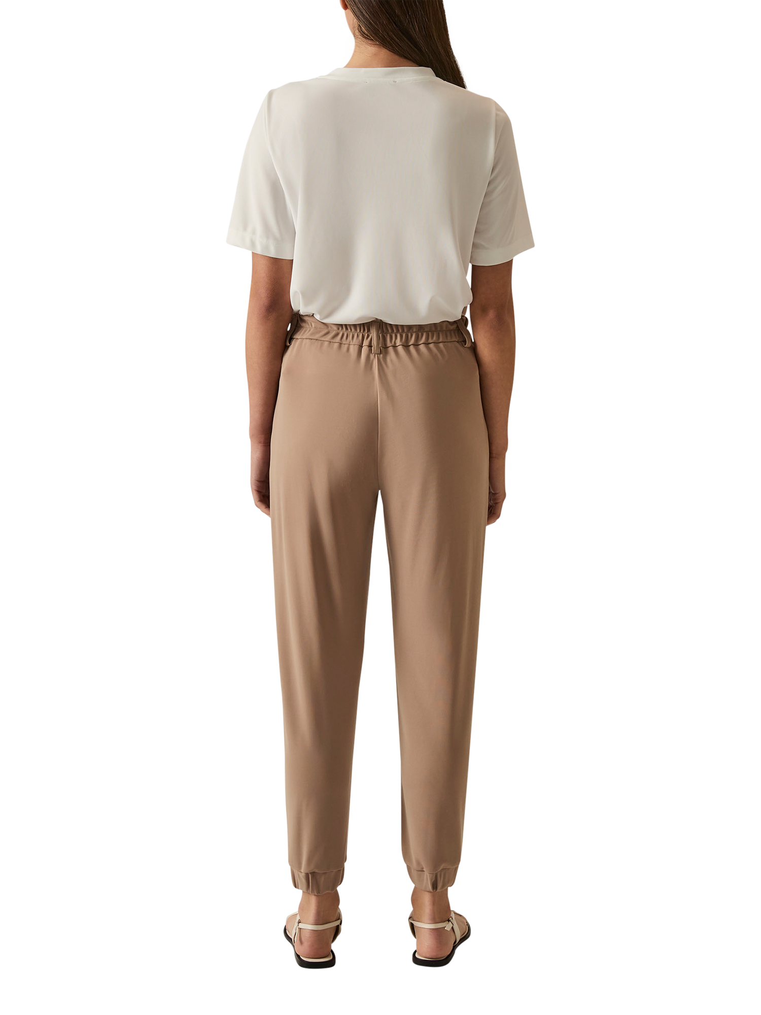 Product image 2 of 6, which shows James Lakeland Jersey Joggers, Camel, 8