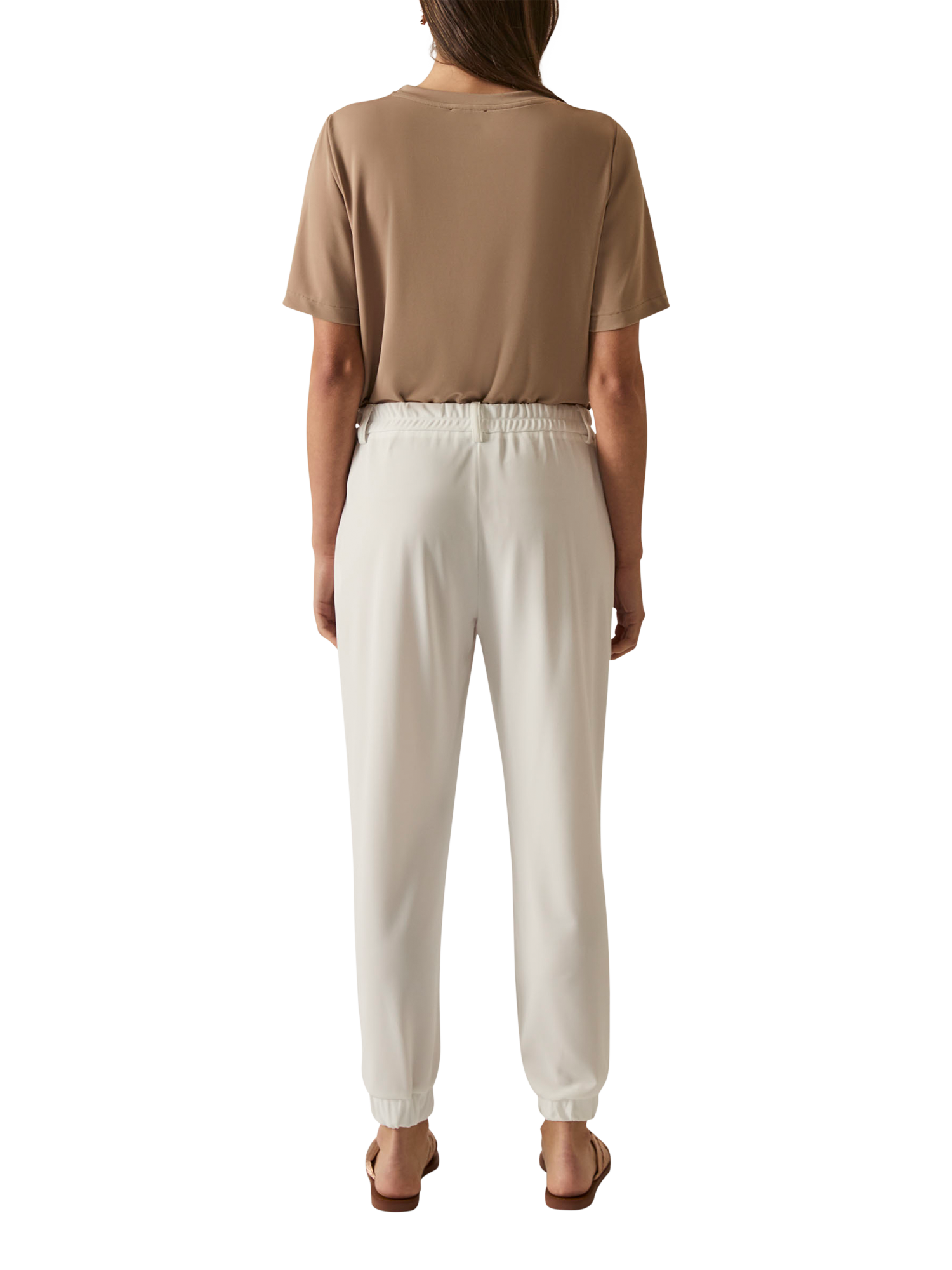 Product image 2 of 6, which shows James Lakeland Jersey Joggers, White, 8
