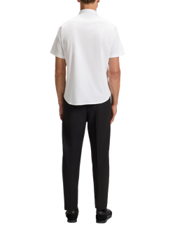 BOSS Regular Fit 4-Way Stretch Jersey Shirt, White - view 2, White