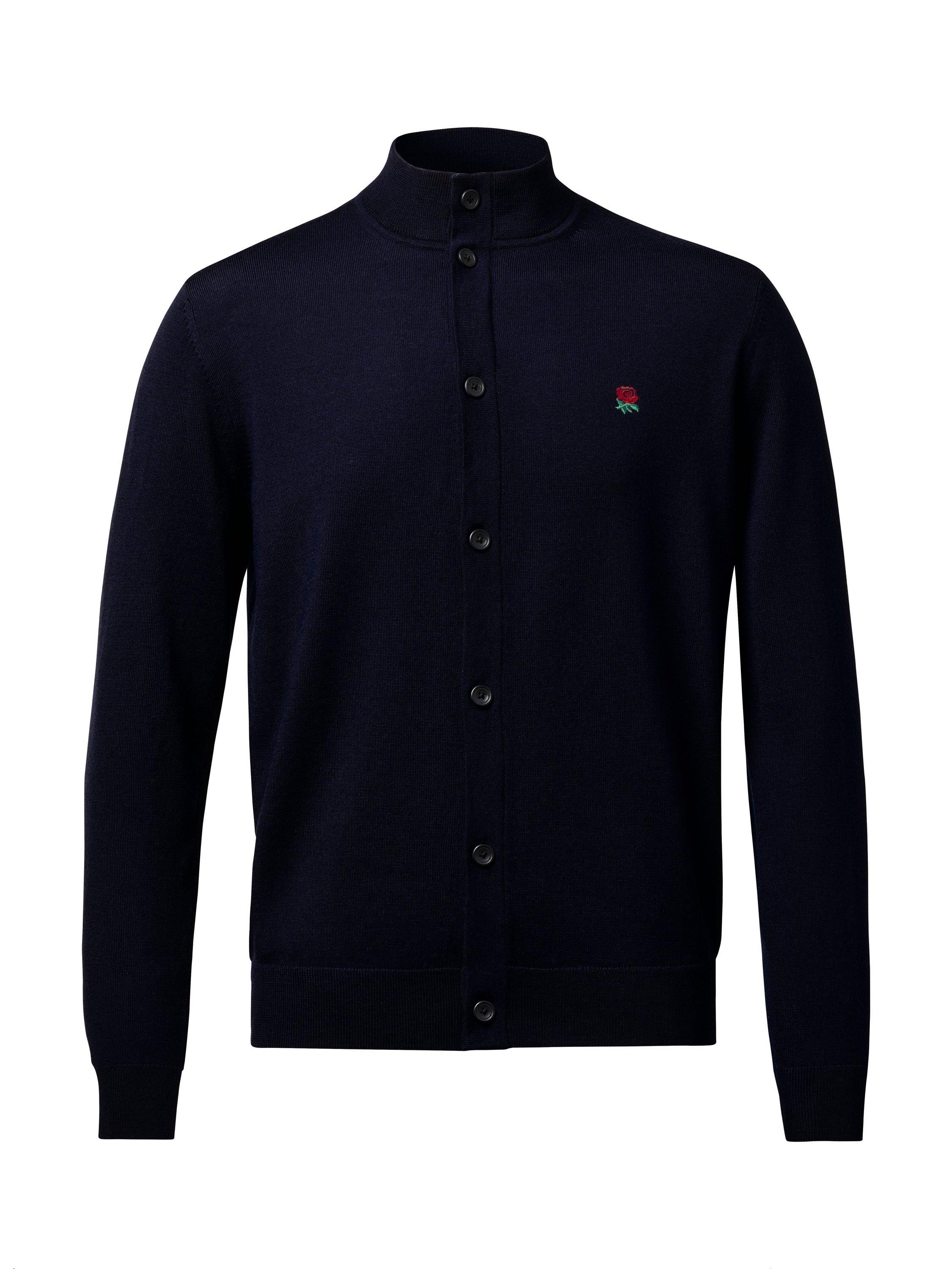 Product image 4 of 5, which shows Charles Tyrwhitt Merino Wool Knit Gilet, Navy, L