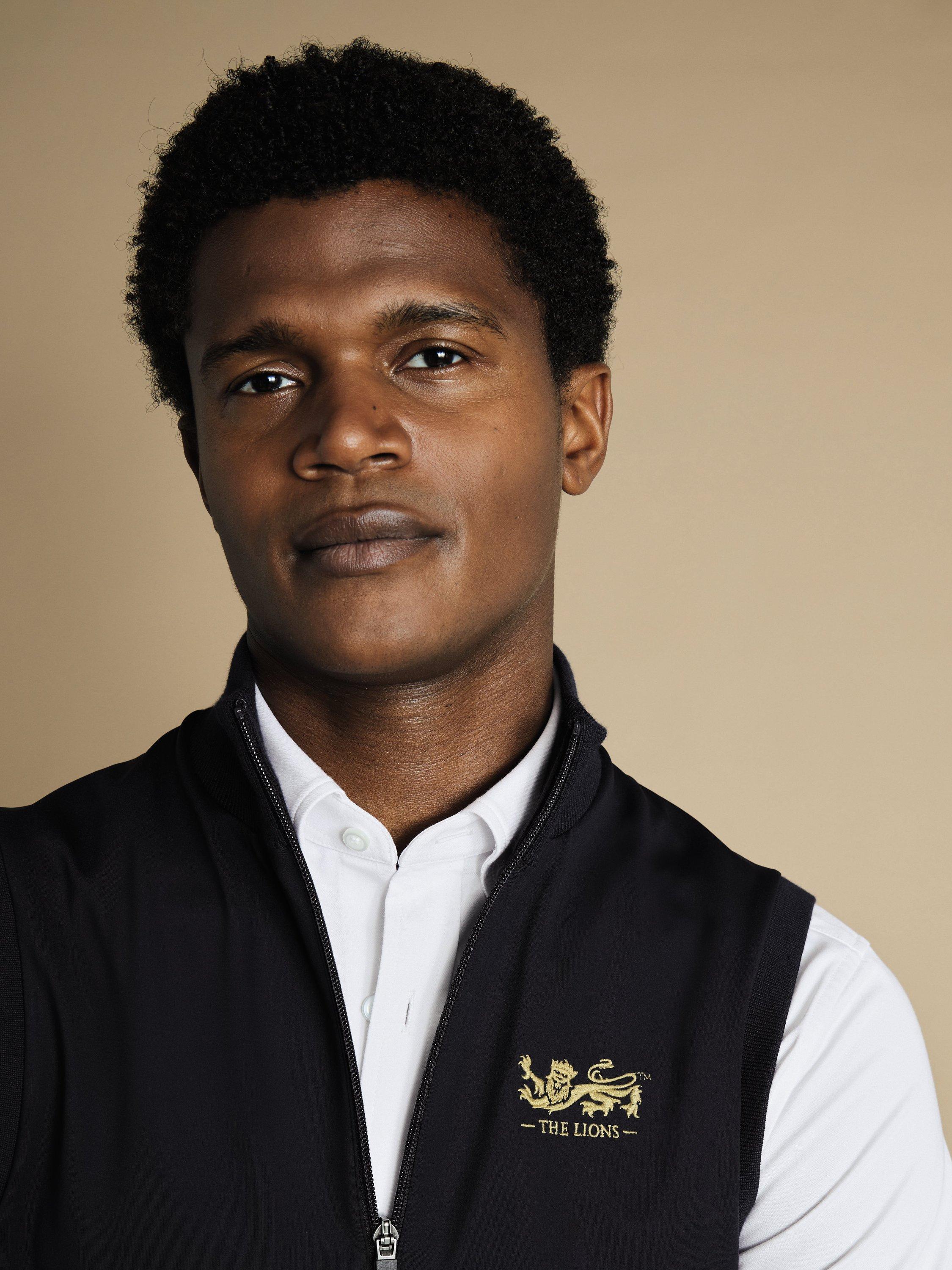 Product image 2 of 6, which shows Charles Tyrwhitt Lions Fleece Gilet, Navy, S