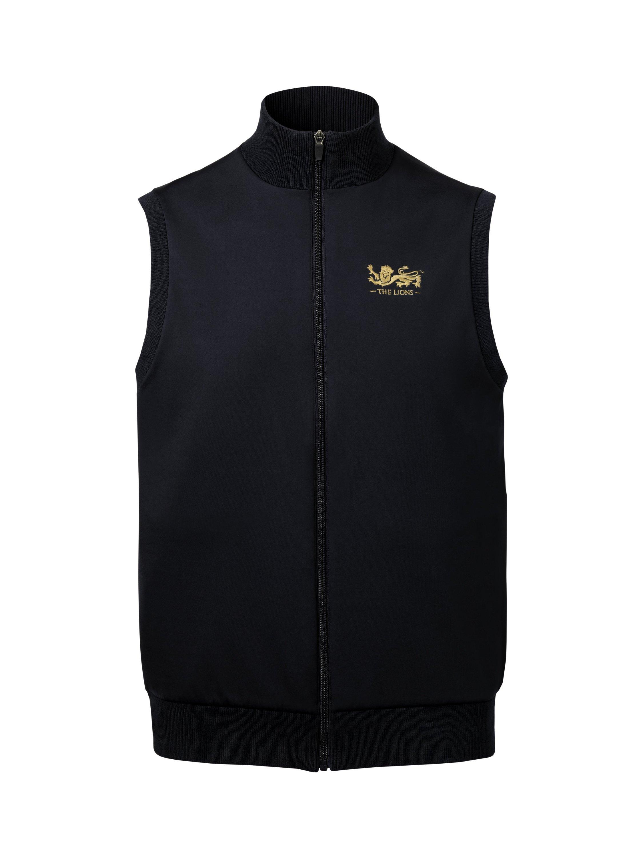 Product image 5 of 6, which shows Charles Tyrwhitt Lions Fleece Gilet, Navy, S