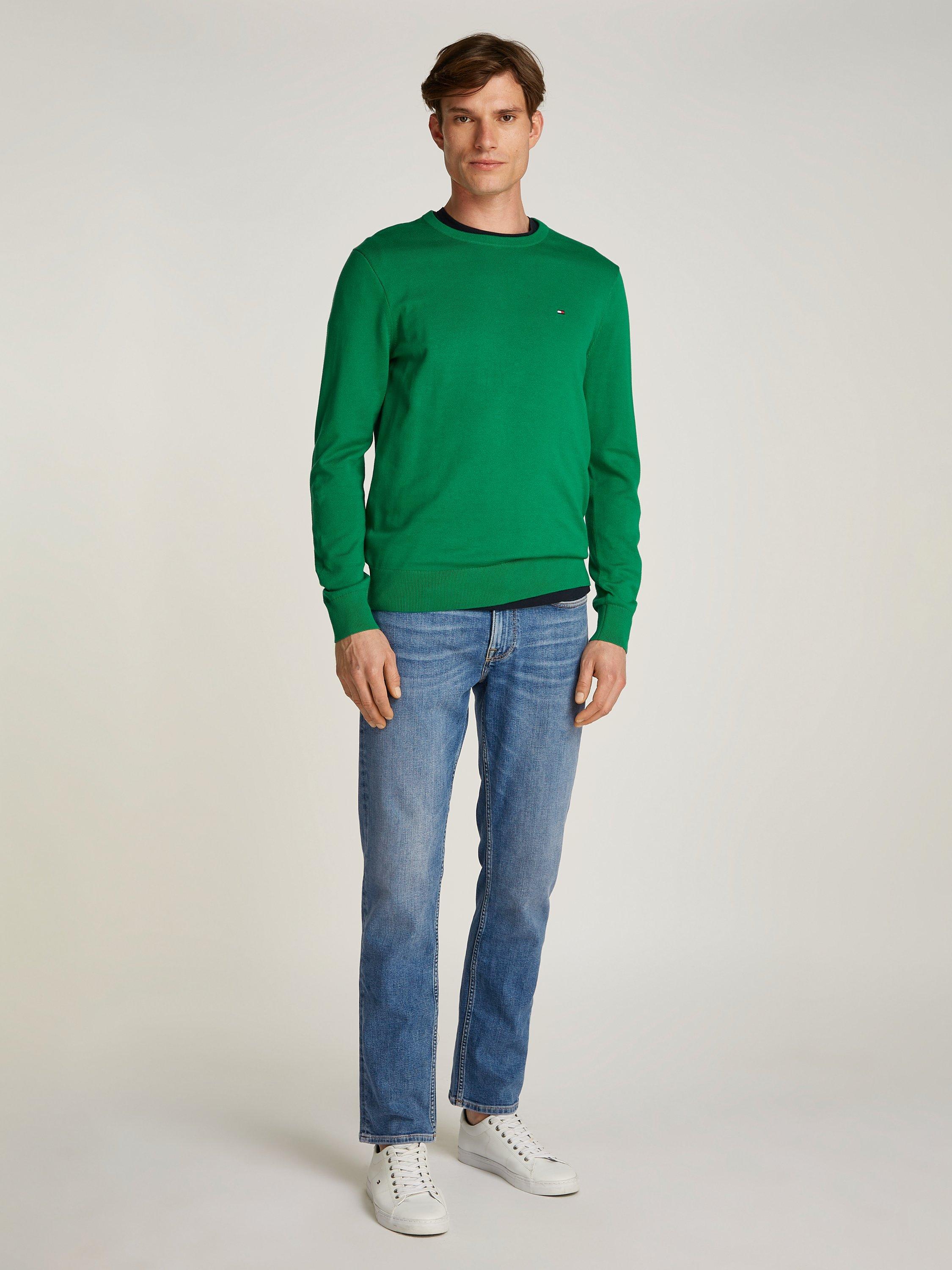 Product image 3 of 6, which shows Tommy Hilfiger Denton Straight Fit Jeans, Light Blue, 28S