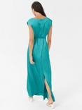 KAFFE Rachel Tie Waist Maxi Dress, Teal