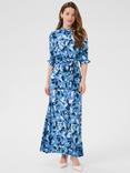 KAFFE Velana Leaf Print Maxi Dress