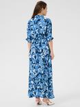 KAFFE Velana Leaf Print Maxi Dress