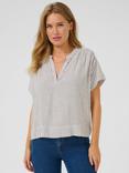 KAFFE Milia Stripe Blouse, Multi