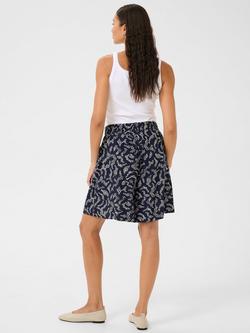 KAFFE KAbarton Abstract Print Shorts - view 2, Mid Blue