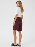 KAFFE Milia Elasticated Waist Shorts, Mid Red