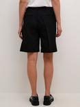 KAFFE Sakura Zipper Shorts, Black