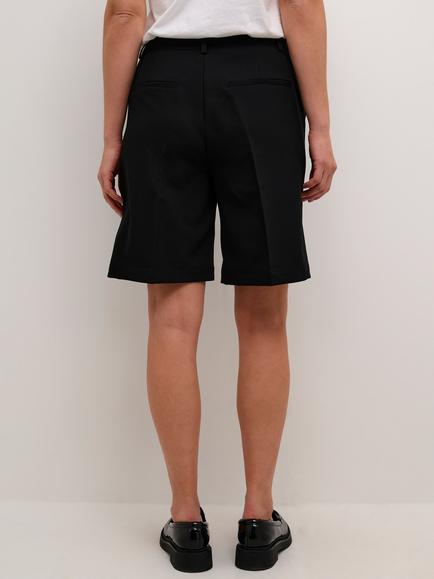 KAFFE Sakura Zipper Shorts, Black - view 2, Black