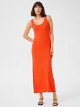 KAFFE KAcarmin Scoop Neck Sleeveless Jersey Dress, Mid Red