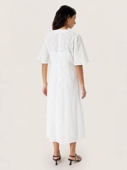 Soaked In Luxury Joella Cotton Midi Dress - view 2, White
