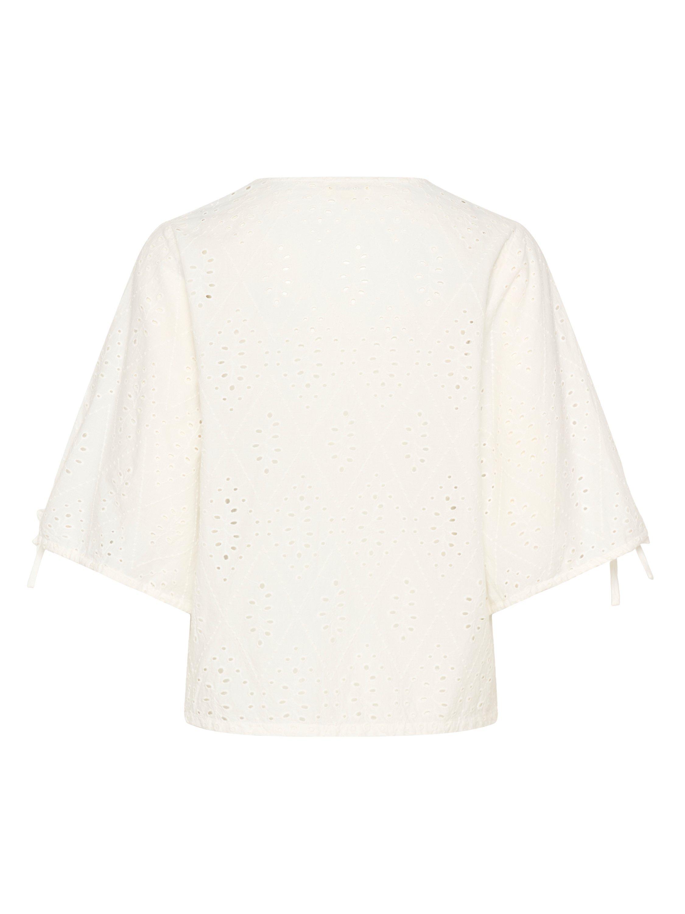Product image 5 of 5, which shows Soaked In Luxury Joella Cotton Blouse, White, L