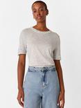 Whistles Rosa Double Trim Stripe T-Shirt, Multi