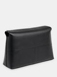 Whistles Fia Fold Top Clutch Bag, Black