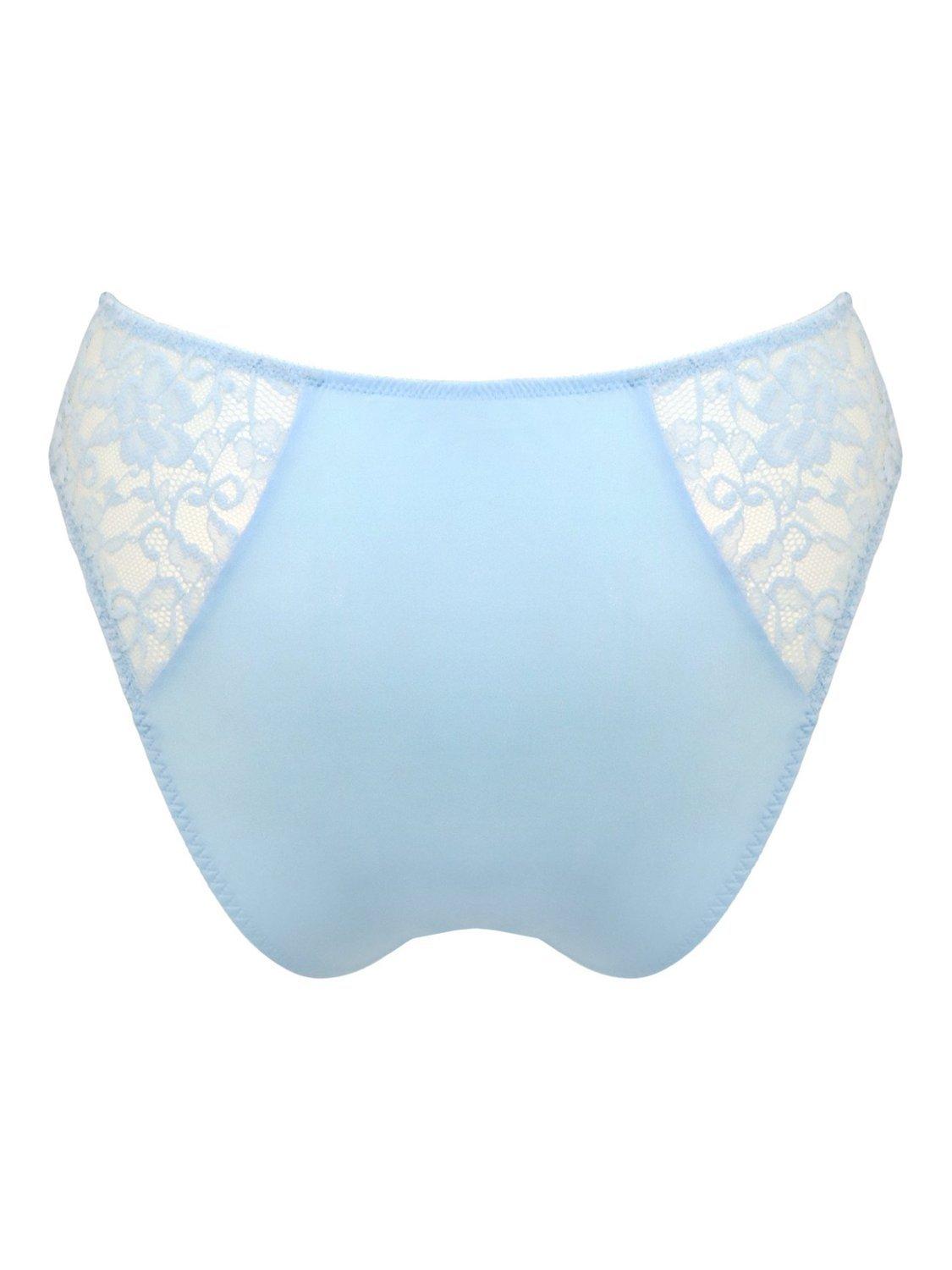 Product image 8 of 8, which shows Pour Moi Rebel High Leg Knickers, Powder Blue, 8