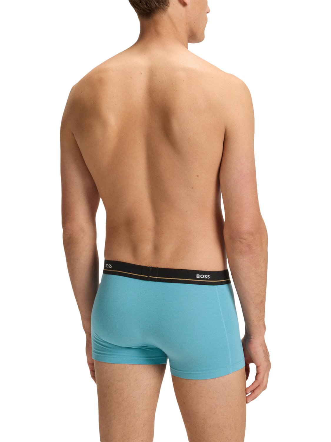 Product image 3 of 7, which shows BOSS Stretch Cotton Logo Trunks, Pack of 5, Multi, XL