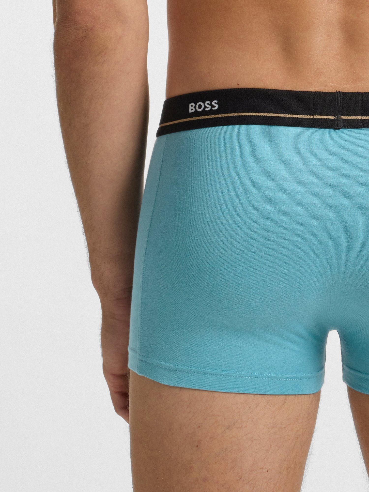 Product image 7 of 7, which shows BOSS Stretch Cotton Logo Trunks, Pack of 5, Multi, XL