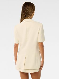 Forever New Azura Petite Jacket - view 2, Butter Cream Co Ord