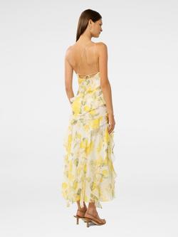 Forever New Belle One Shoulder Ruffle Gown - view 2, Multi