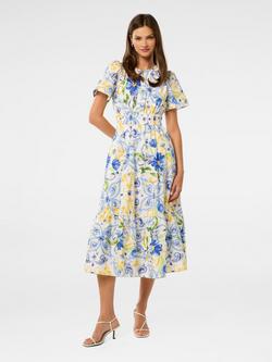 Forever New Eleanor Cotton Midi Dress, Multi