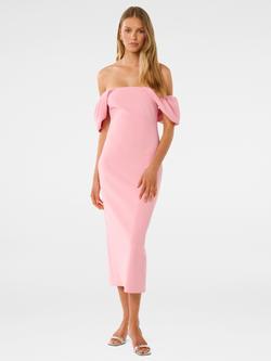 Forever New Jacinta Bodycon Midi Dress, Prism Pink