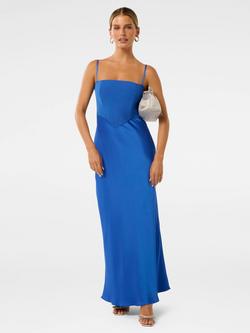 Forever New Petite Marli Corset Maxi Dress, Intense Azure, Intense Azure