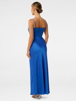 Forever New Petite Marli Corset Maxi Dress, Intense Azure - view 2, Intense Azure