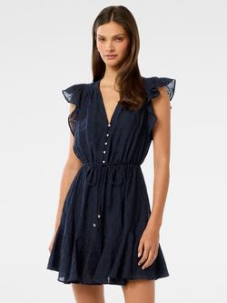 Forever New Maxine Flutter Sleeve Mini Dress, Navy, Navy