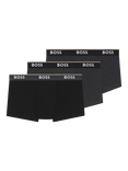 HUGO BOSS BOSS Cotton Blend Trunks, Pack of 3