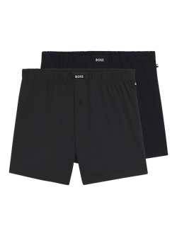 HUGO BOSS BOSS Cotton Blend Boxer Shorts, Pack of 2, Multi