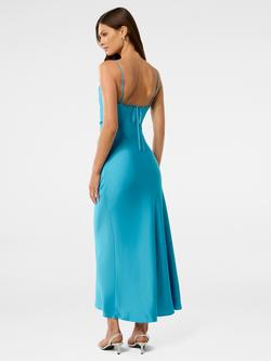 Forever New Mia Satin Maxi Dress - view 2, Horizon Blue