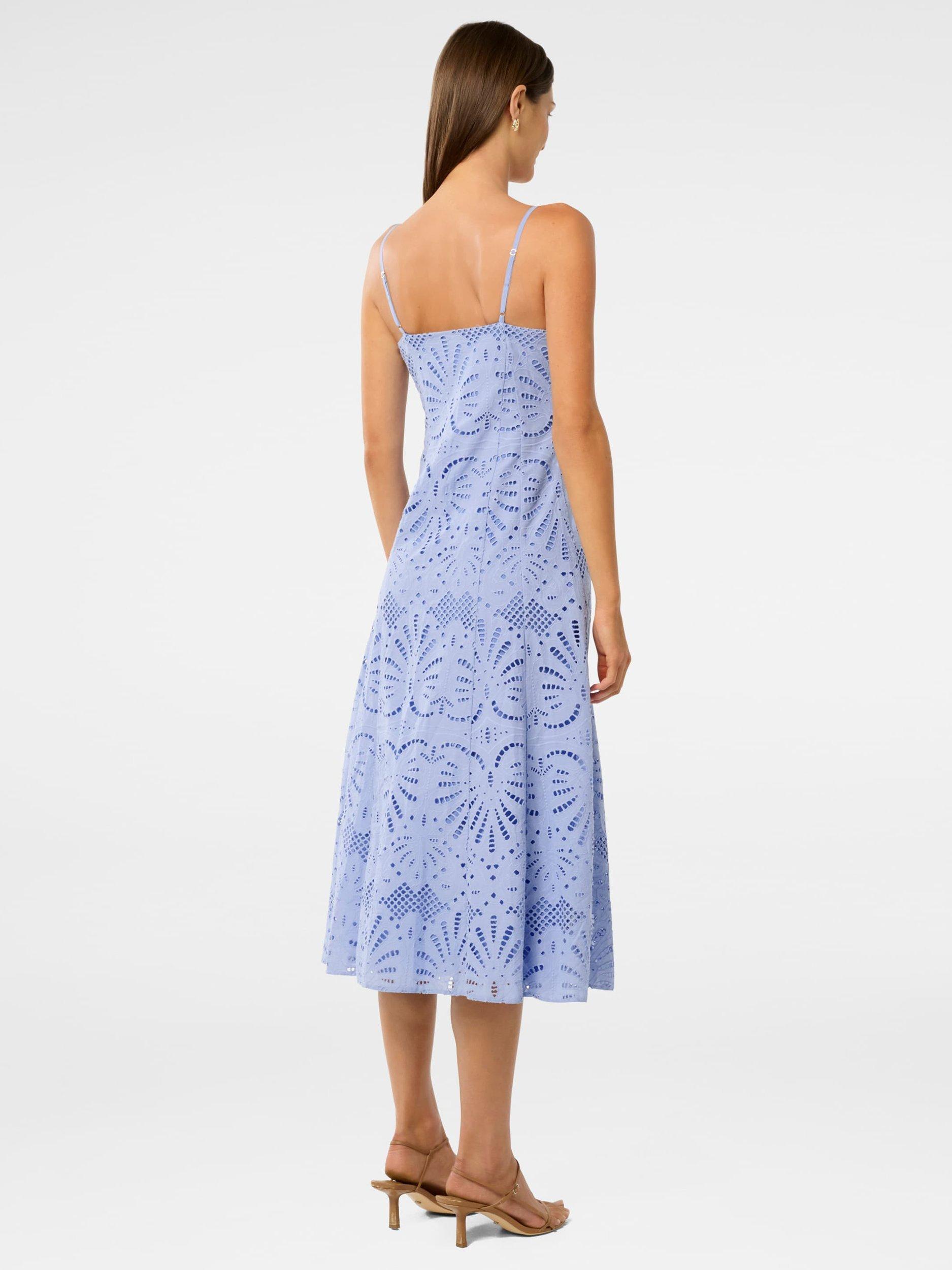 Product image 2 of 4, which shows Forever New Molly Midi Dress, Hydrangea, 4