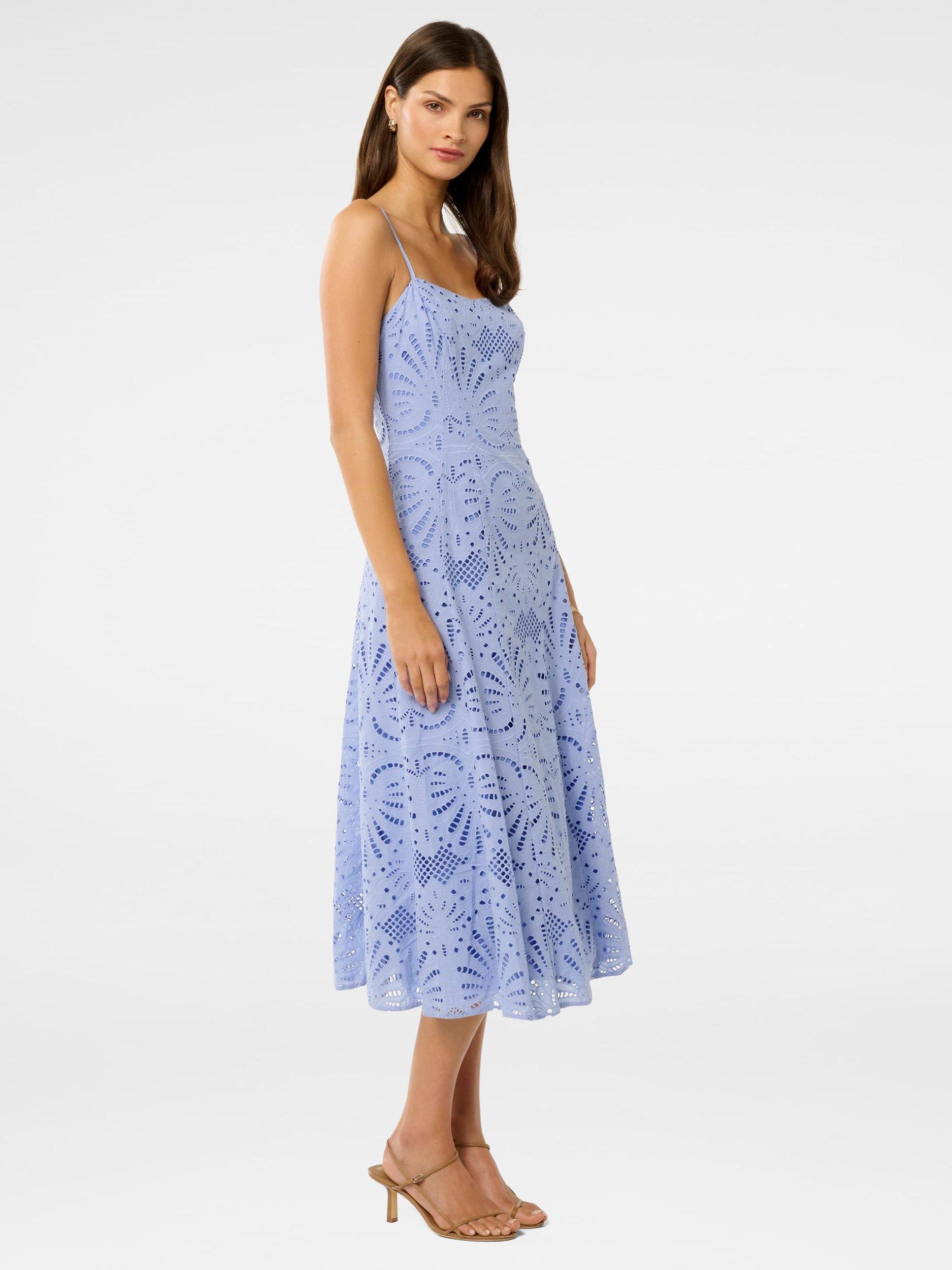 Product image 3 of 4, which shows Forever New Molly Midi Dress, Hydrangea, 4