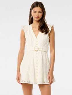 Forever New Sinead Mini Dress, Porcelain
